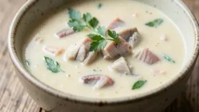 Norská rybí polévka tradiční recept - ilustrační foto
