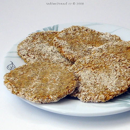 Oatmeal pancakes on plate