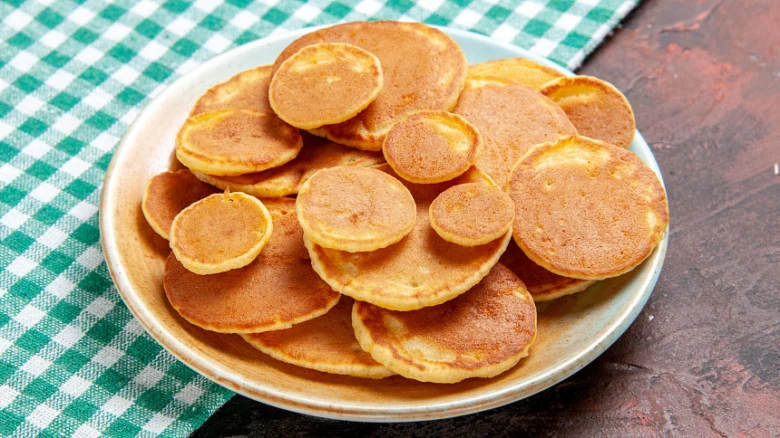 Stack of small pancakes