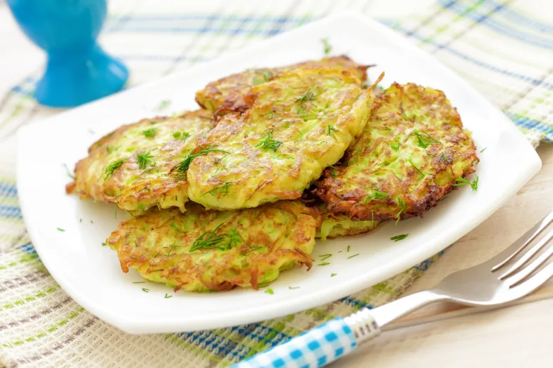 Zucchini potato pancakes