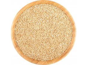 Kuskus grains in bowl